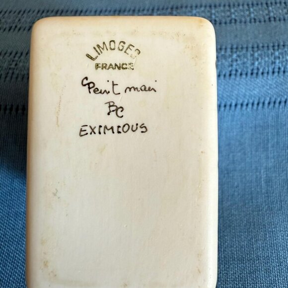 Antique Limoges Eximious Floral Trinket Box. Very Rare. - Picture 7 of 7